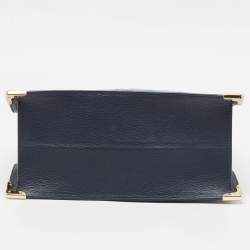 Faure Le Page Blue Jacquard Fabric SagaCity 31 Tote