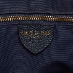 Faure Le Page Blue Jacquard Fabric SagaCity 31 Tote