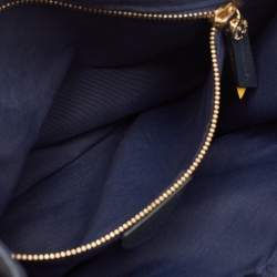 Faure Le Page Blue Jacquard Fabric SagaCity 31 Tote
