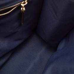 Faure Le Page Blue Jacquard Fabric SagaCity 31 Tote