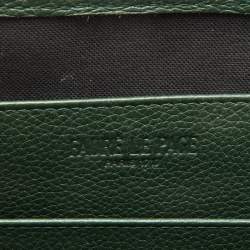 Pre Owned Faure Le page Green Coated Canvas and Leather Daily Battle 35 Tote