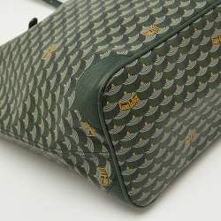 Pre Owned Faure Le page Green Coated Canvas and Leather Daily Battle 35 Tote