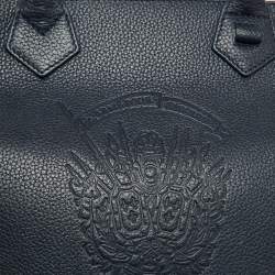 Faure Le page Blue Coated Canvas and Leather Carry On 20 Tote