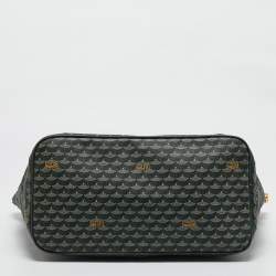 Faure Le Page Green Coated Canvas and Leather Daily Battle Tote
