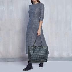 Faure Le Page Navy Blue Coated Canvas Daily Battle Tote