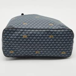 Faure Le Page Navy Blue Coated Canvas Daily Battle Tote