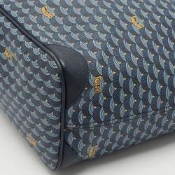 Faure Le Page Navy Blue Coated Canvas Daily Battle Tote