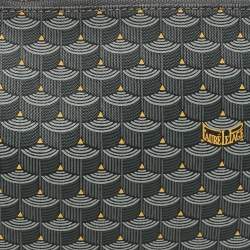 Faure Le Page Grey Scale Coated Canvas Pochette Zip 33 