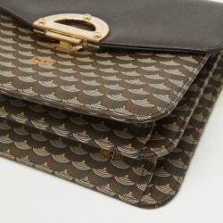 Pre Owned حقيبة فور لو باج باراد "سوفت 23" كانفاس مقوى وجلد بني داكن يد علوية