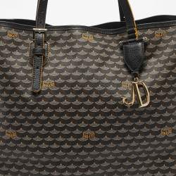 Pre Owned Faure Le Page Black Coated Canvas Daily Battle 35 Tote