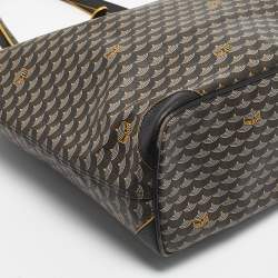 Pre Owned Faure Le Page Black Coated Canvas Daily Battle 35 Tote