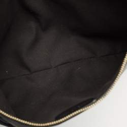 Pre Owned Faure Le Page Grey Coated Canvas and Leather Wristlet Pouch