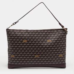 Pre Owned Faure Le Page Ivress Red Coated Canvas Pochette Zip 33