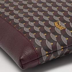 Pre Owned Faure Le Page Ivress Red Coated Canvas Pochette Zip 33