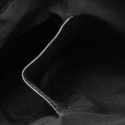 Pre Owned Faure Le Page Daily Bottle Bucket Black Coated Canvas and Leather Carry On Tote