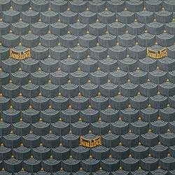 Pre Owned Faure Le Page Gris Acier Scale Coated Canvas Pochette Zip 33