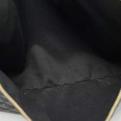 Pre Owned Faure Le Page Gris Acier Scale Coated Canvas Pochette Zip 33