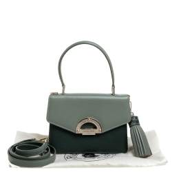 مملوكة مسبقًا Faure Le Page Two Tone Leather Parade 19 Top Handle Bag