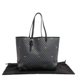 Pre Owned Faure Le page Blue Coated Canvas and Leather Daily Battle 37 Tote