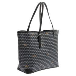 Pre Owned Faure Le page Blue Coated Canvas and Leather Daily Battle 37 Tote