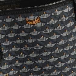 Pre Owned Faure Le page Blue Coated Canvas and Leather Daily Battle 37 Tote