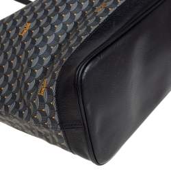 Pre Owned Faure Le Page Black Coated Canvas and Leather Daily Battle Tote
