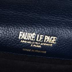 مملوكة مسبقًا حقيبة فور لو باج "باراد 19" يد علوية جلد أزرق/ رمادي