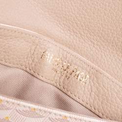 Pre Owned Faure Le Page Beige Coated Canvas Callibre Wristlet Pouch
