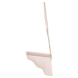 Pre Owned Faure Le Page Beige Coated Canvas Callibre Wristlet Pouch
