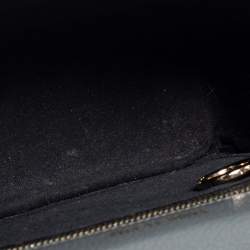 Faure Le Page Grey Coated Canvas and Leather Parade Top Handle Bag