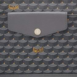 مملوكة مسبقًا حقيبة كلتش فور لو باج حمالة يد جلد و كانفاس مقوى بني و بيج 