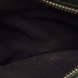 Faure Le Page Green Coated Canvas Calibre 22 Wristlet Pouch