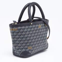 Faure Le Page Black Coated Canvas and Leather Daily Battle 19 Crossbody Bag