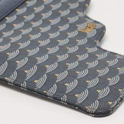Faure Le Page Blue Coated Canvas Caliber 18 Wristlet Pouch