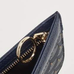 Faure Le Page Blue Coated Canvas Caliber 18 Wristlet Pouch