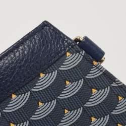 Faure Le Page Blue Coated Canvas Caliber 18 Wristlet Pouch