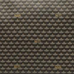 Faure Le Page Grey Coated Canvas and Leather Pouch