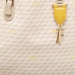 Faure Le Page Light Pink/Beige Coated Canvas and Leather Daily Battle 41 Tote