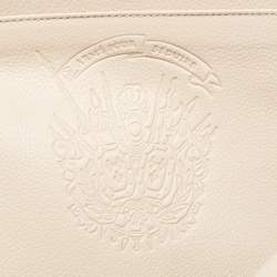 Faure Le Page Light Pink/Beige Coated Canvas and Leather Daily Battle 41 Tote