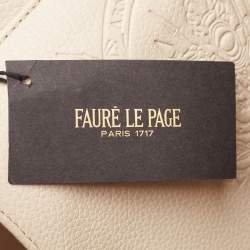 Faure Le Page Light Pink/Beige Coated Canvas and Leather Daily Battle 41 Tote