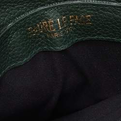 Faure Le Page Green Coated Canvas and Leather Caliber 18 Wristlet Pouch