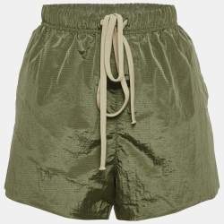 Fear of God Green Nylon Ripstop Running Shorts XXS