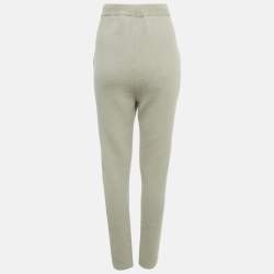 Pre Owned بنطلون فير أوف جود ميلانو محبوك أخضر صغير