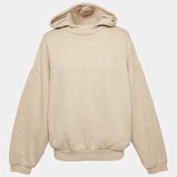 Pre Owned Essentials Fear of God Beige Cotton Hoodie M