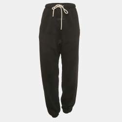 Pre Owned Essentials Fear of God Black Cotton Sweatpants L