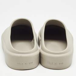 Fear of God Grey Rubber Flat Mules Size 42