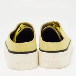 Fear of God Green Suede 101 Backless Sneakers Size 38
