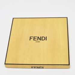 مملوكة مسبقًا Fendi Grey Printed Silk Shawl 