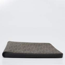Fendi Tobacco Zucca Coated Canvas Documents Holder