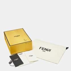 مملوكة مسبقًا Fendi Karlito Bag Charm Multicolor Fur and Leather